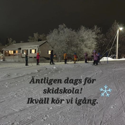 Nu startar skidskolan!